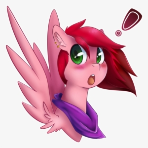 Csox, Bandana, Blushing, Exclamation Point, Femboy, - Cartoon