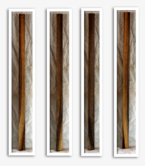 Myrtle Striped Bow Wings/pool Cue/turning - Wood