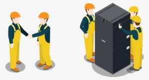 Cybertrol's Technicians Work At Customer Sites To Assist