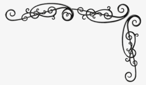 Drawing Of Ornate Metal Scrollwork - Drawing