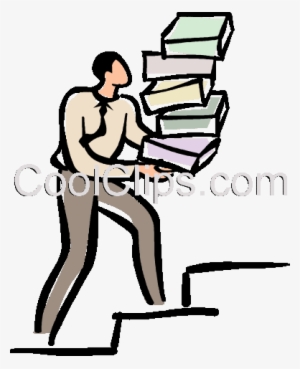 Man Walking Up Stairs Royalty Free Vector Clip Art - Clip Art