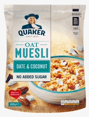 Oat Muesli Date & Coconut - Quaker Multigrain Flakes, Cranberry Apple - 17.2 Oz