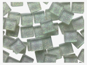 White Glitter Glass Tiles - Glass Tile