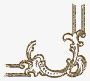 Transparent Gold Decorative Corner Png Clipart - Portable Network Graphics