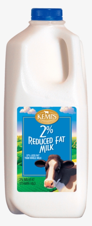 2% Reduced Fat Milk - Whole Milk Half Gallon