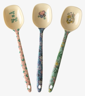 Melamine Cooking Spoons In Assorted Boogie Prints Rice - Spoon