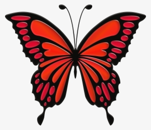 Red Butterfly Png