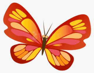 Butterfly With Red Png Image - Portable Network Graphics