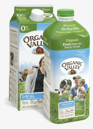 Organic Valley Farms Skim Milk - 64 Fl Oz Carton