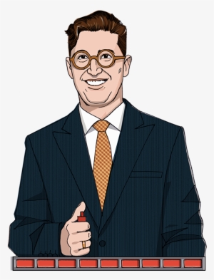 The “see You Tomorrow, Trebek” Jeopardy Contestant - Cartoon