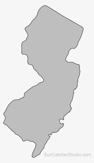 Map Outline, State Outline, State Map, Stencil Patterns, - Outline New Jersey Shape