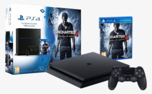 Consola Playstation 4 Slim Sony Ps4 500gb Juego Uncharted - Uncharted 4: A Thief's End Ps4s