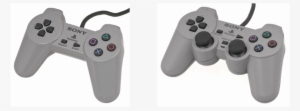 On The Left Is The Controller For The Playstation - Sony Dual Shock Gamepad - 12 Button - Green