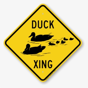 Zoom, Price, Buy - Duck Crossing Sign