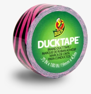 Duck Tape , Pink Zebra - Ducklings Mini Duck Tape Brand Duct Tape - Pink Zebra,