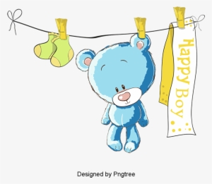 Baby Product, Baby Clipart, Toy Bear, Baby Clothes - Child