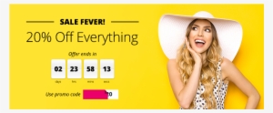 Countdown Banner - Blond