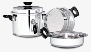 Icook® 4 Piece Steamer Boiler, Stock Pot Set - Icook Steaming