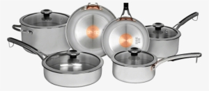 Stainless Steel - Revere Copper Confidence Core 10-pc. Stainless Steel