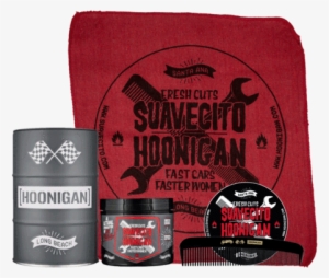 Suavecito X Hoonigan Original Hold Oil Barrel Set - Suavecito Pomade Hoonigan