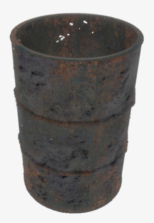 Fo4 Lidless Metal Barrel - Barrel Metal