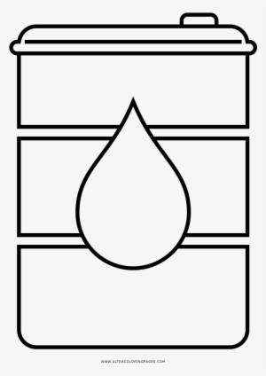Oil Barrel Coloring Page - Fallout
