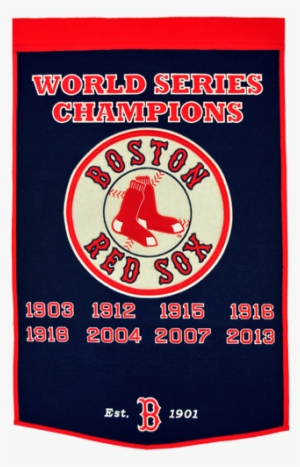 Boston Red Sox World Series Championship Dynasty Banner - Dodgers Vs Red Sox World Series