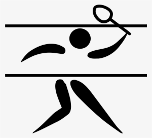 Badminton Pictogram - Svg - Badminton Olympic Pictogram