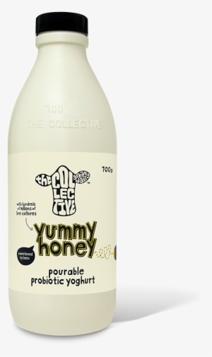 Yummy Honey Pourable Probiotic Yoghurt It's Your New - Collective Straight Up Unsweetened Yoghurt