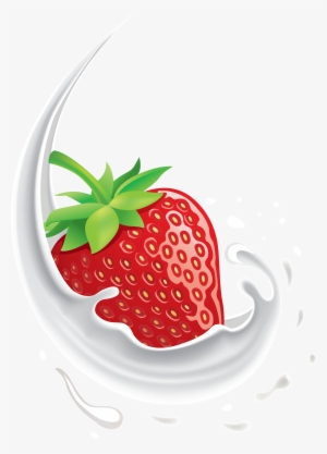Milk Clipart Flavored Milk - Strawberry