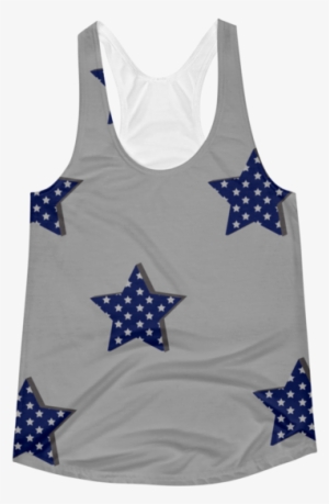 Patriotic Stars Women's Racerback Tank - Active Tank