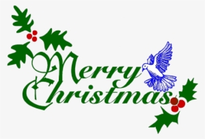 Merry Christmas Text Png 19 Christmas Verses And Poems - Merry Christmas With Dove Picture Ornament