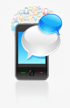 Texting On Smartphone - Texting In Smartphone Png