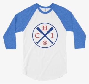 Chi Crossed Baseball Bats Raglan - Pearl Jam 10 T Shirts