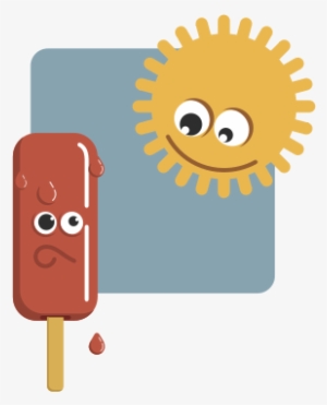 Popsicle And The Sun Png Images 424 X - Cambio Fisico Quimica Png