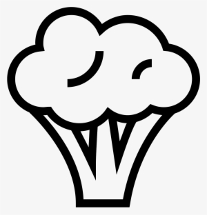 This Is A Picture Of A Piece Of Broccoli With A Puffy - Broccoli Icon