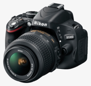 Digital Slr Camera Png Transparent Image - Nikon D5100 Cmos Digital Slr With 18-55mm F/3.5-5.6af-s