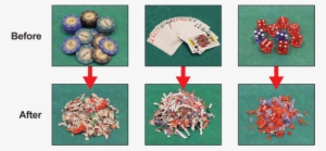 Shreds Retired Casino Chips, Playing Cards And Dice - Formax, Inc.