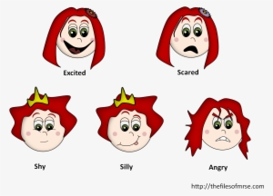Scary Clipart Different Emotion - 5 Emotions Clip Art