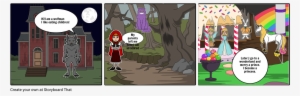 A Poor Girl - Cartoon