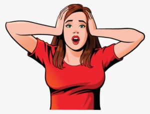 Talk 2 Me Power - Shocked Girl Png Logo