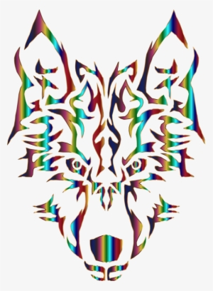 National Geographic Animal Jam Arctic Wolf Computer - Wolf Tribal Flames Decal