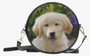 Cute Young Golden Retriever Dog Goldie Puppy Portrait - Miraculous Ladybug Marinette Bag