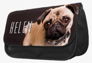 Personalised Golden Retriever Pup Pencil Make Up Case - Personalised Pug Dog Pencil Case / Make Up Bag 172