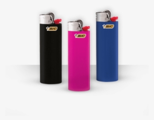 Three Pocket Lighters - Bic Lighter , 4 Pack Assorted Colors, Full Size