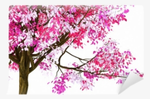 3d Render Image Of Pink Spring Tree Wall Mural • Pixers® - Stock Photography
