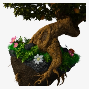 The Tree Is Made In 3ds Max 2011 And Rendered With - Fantasy Tree Trunks Png