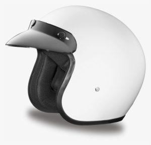 Daytona Helmets D.o.t. Daytona Cruiser- Hi-gloss White