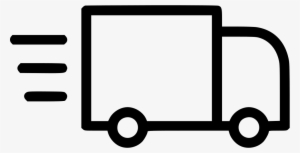 Truck Delivery Shipping Van Fast Package Comments - Van Delivery Icon Png