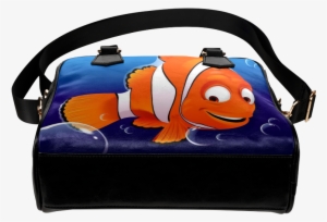 Finding Nemo Print Pu Leather Shoulder Handbag - Handbag